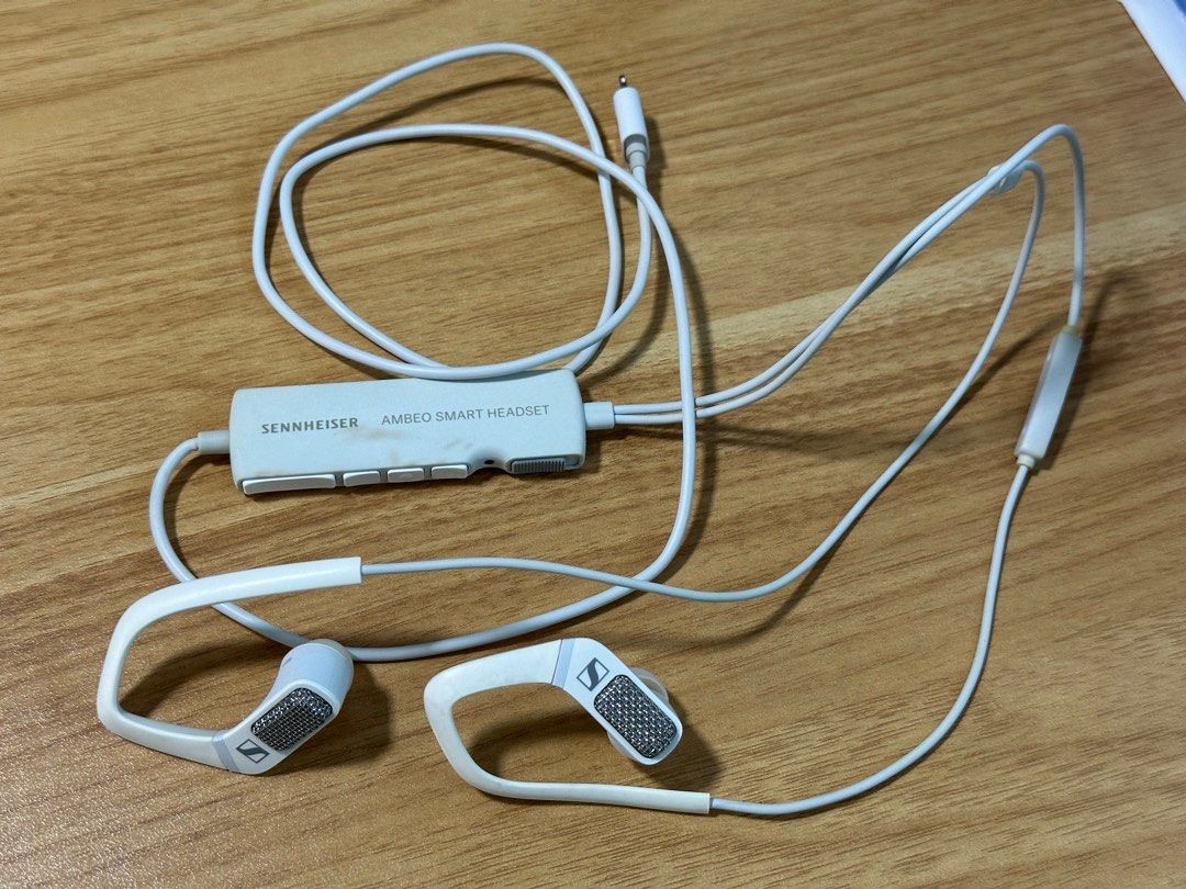 Sennheiser AMBEO Smart Headset iOS Active Noise Cancellation Transparent Hearing and 3D Sound Recording