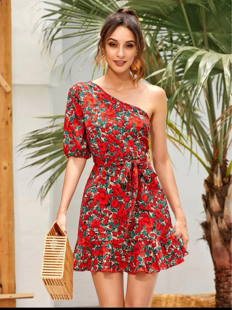 SHEIN Floral Dress Women s Fashion Dresses Sets Dresses on