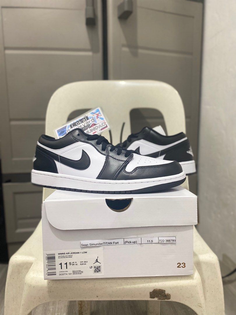 Size 10 Mens Jordan 1 Low Panda Men s Fashion Footwear Sneakers