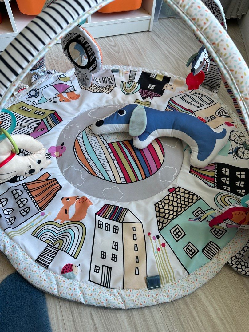 Vibrant village clearance play mat