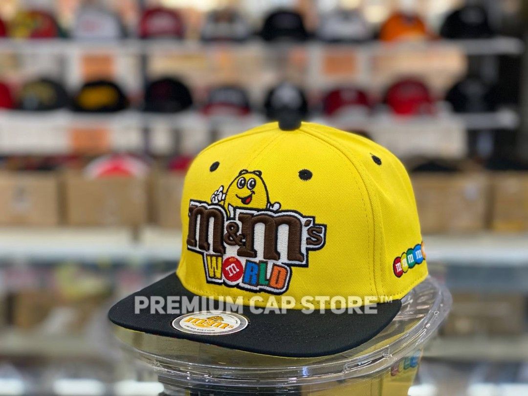 SNAPBACK CAP M M WORLD LIMITED EDITION YELLOW Men s Fashion Watches Accessories Cap Hats on Carousell