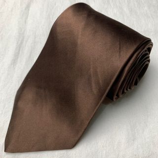 Solid Brown Necktie
