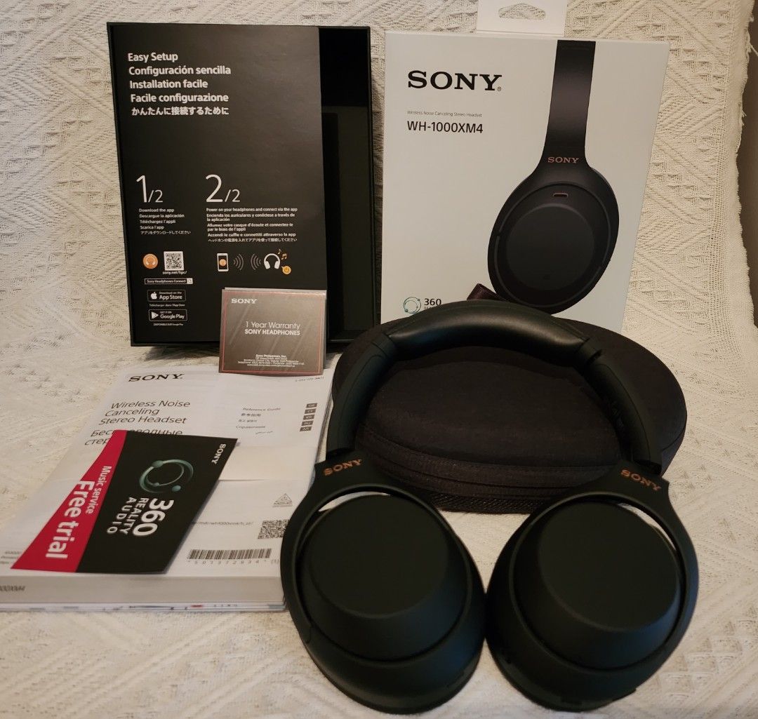 Sony XM4, Audio, Headphones & Headsets on Carousell