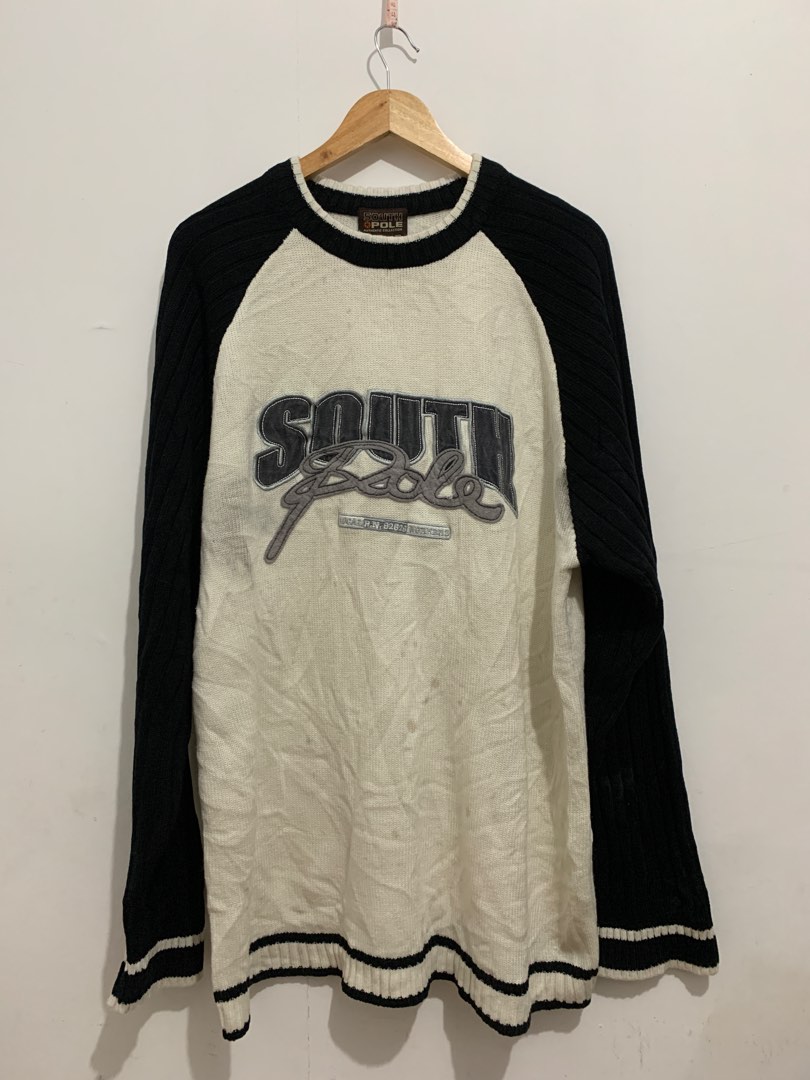 SOUTH POLE KNITTED SWEATER, Men's Fashion, Activewear on Carousell