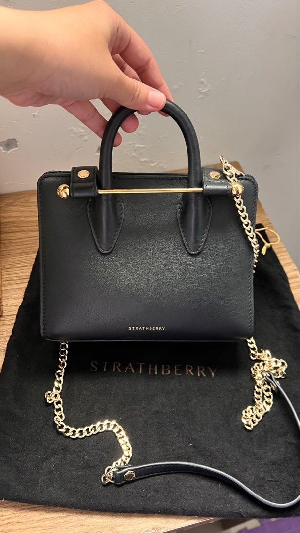 Strathberry Nano Tote Bag, Luxury, Bags & Wallets on Carousell