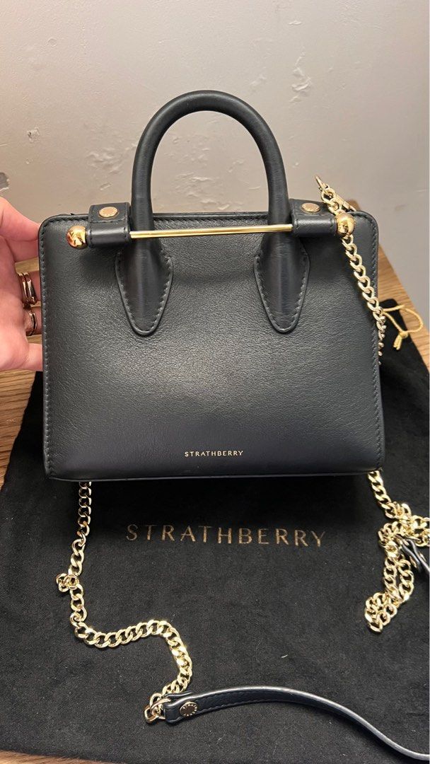 Strathberry Nano Tote Bag, Luxury, Bags & Wallets on Carousell