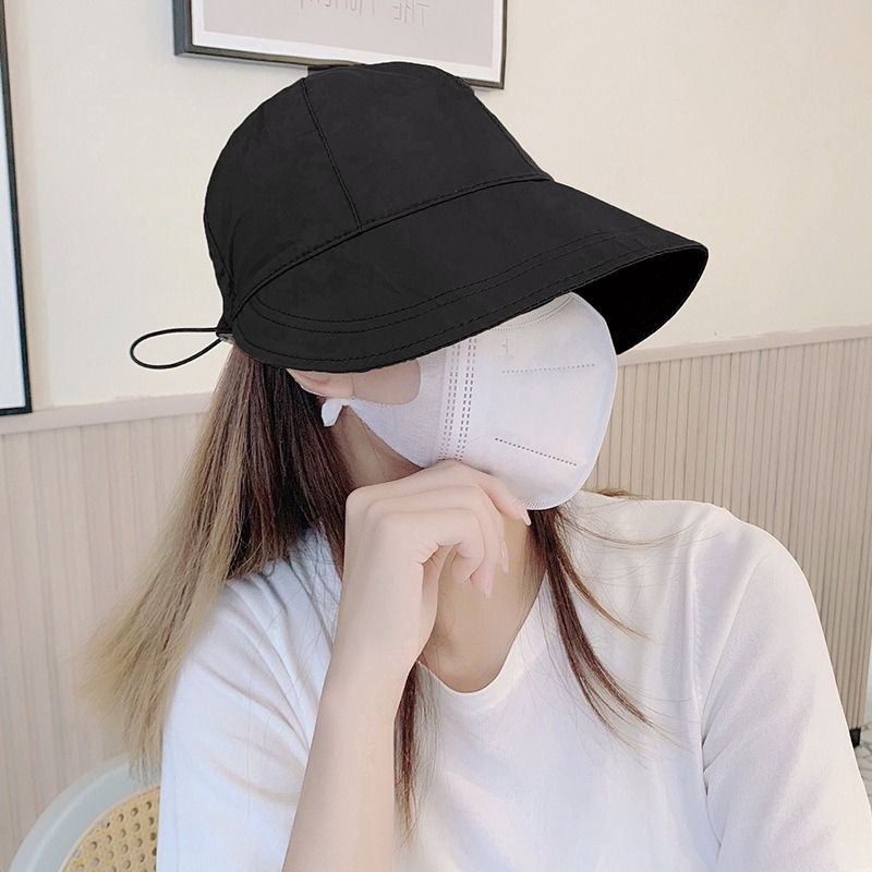 Sun Hat Female Summer Korean Version Quick-Drying Anti-Ultraviolet Bucket