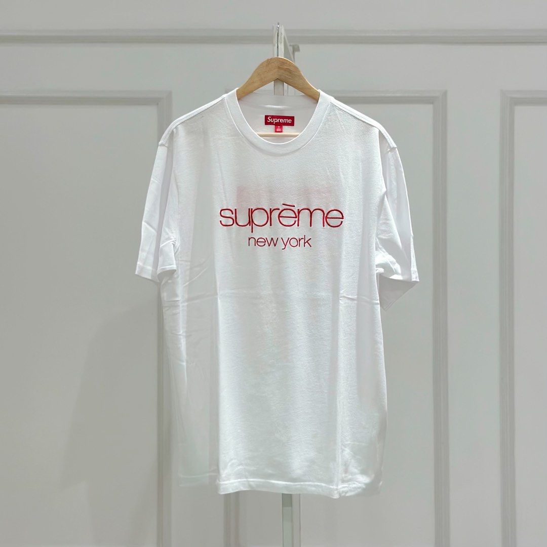 Supreme Classic Logo SS Top, Men's Fashion, Tops & Sets, Tshirts