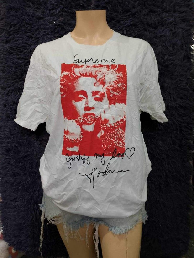 Supreme madonna tee white deals