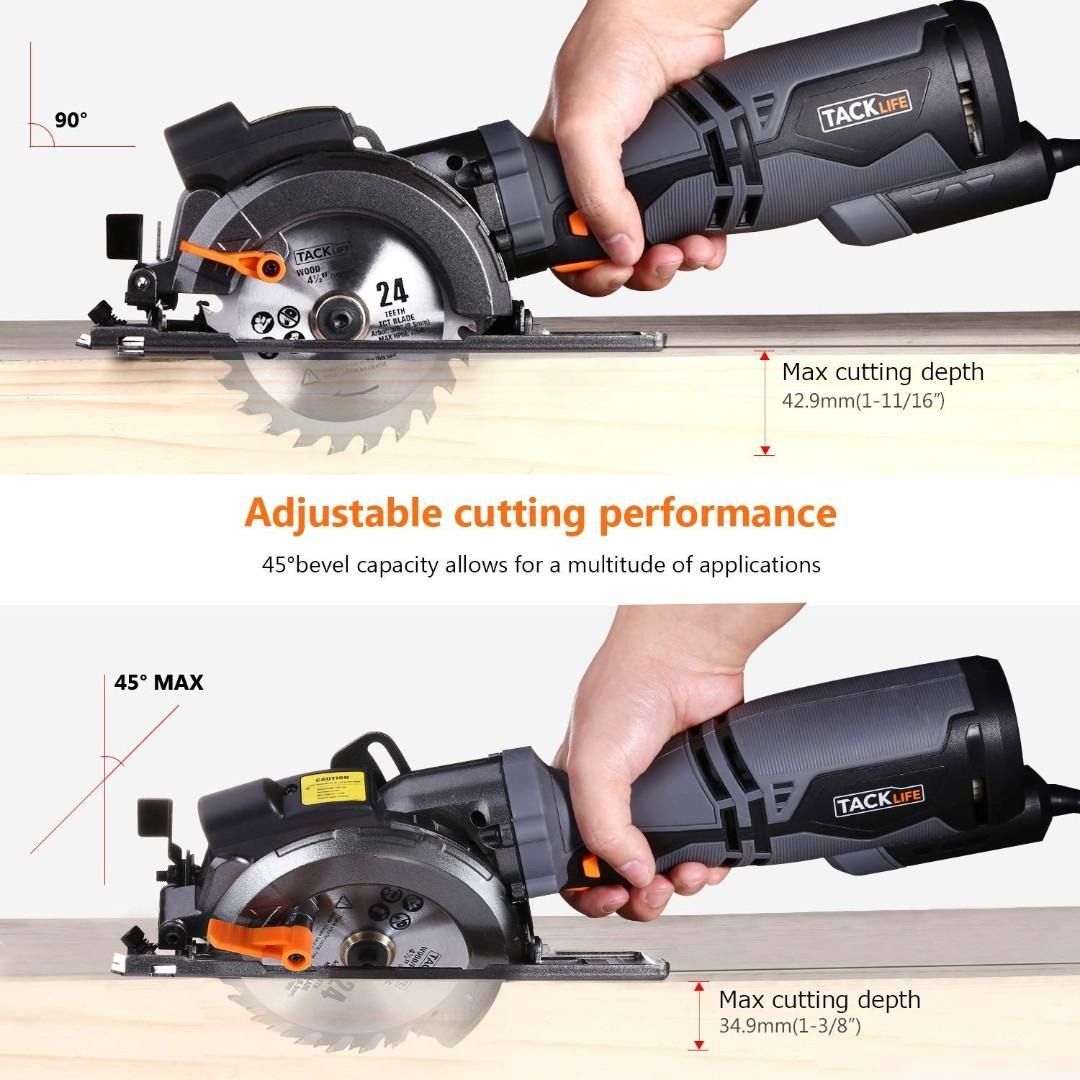 Tacklife mini circular best sale saw