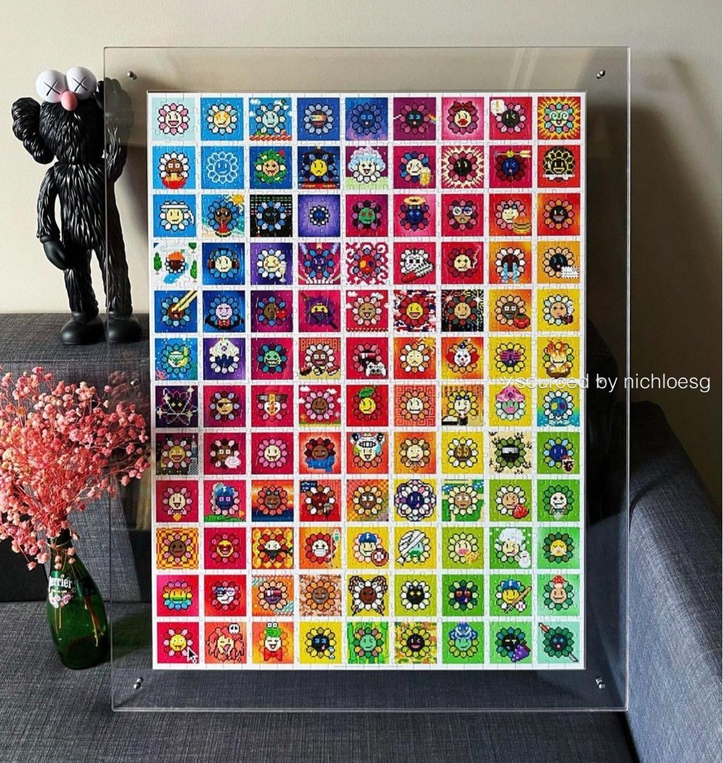 Takashi Murakami 108 Bonno Flowers Puzzle (900 Pieces) - US