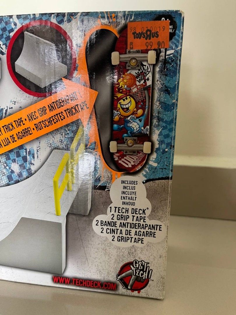 Tech Deck Triple Set Combo Ramp Mini Skateboard Finger Board Mainan KanakKanak, Hobbies & Toys