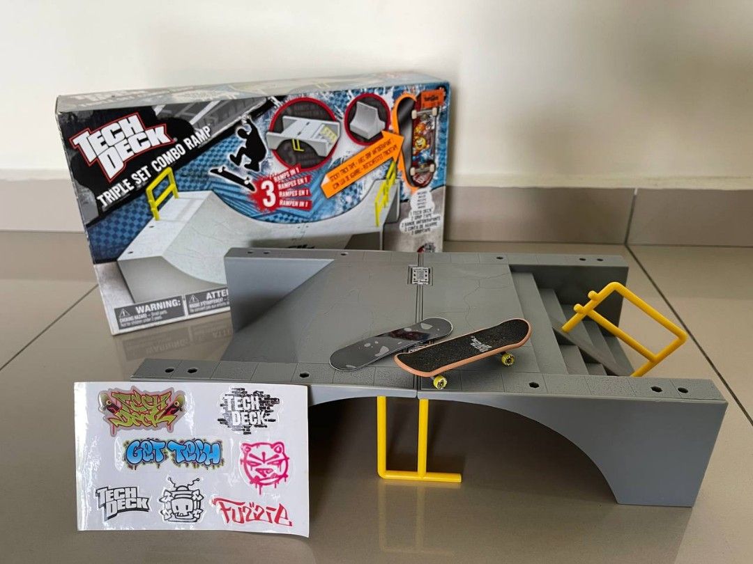 Tech deck triple top set combo ramp