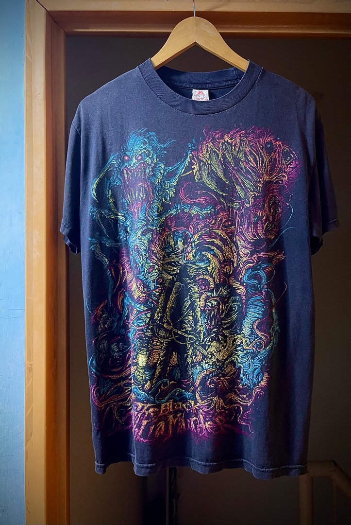 The Negro Dahlia Murder T Shirt Wolfman Band Logo Nuevo Oficial De Los Hombres Size XL