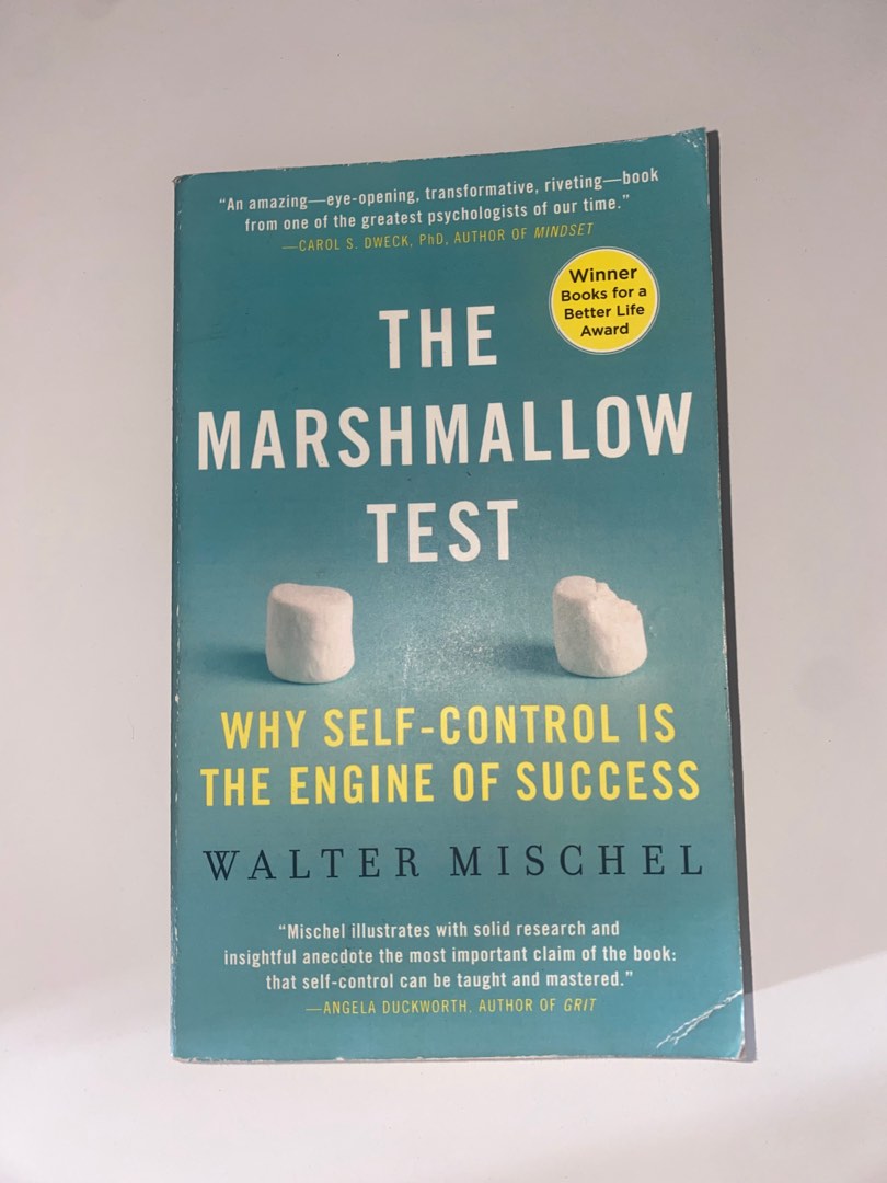 The Marshmallow Test by Walter Mischel, Hobbies & Toys, Books