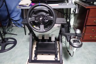 Thrustmaster T300RS GT - Thrustmaster TH8A Shifter - Next Level Racing Wheel Stand 2.0
