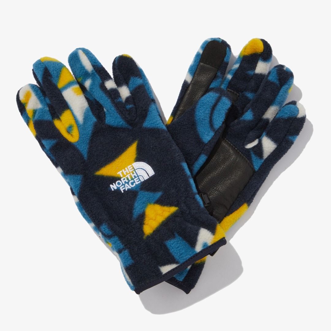 E TIP TNF unisex Etip gloves THE NORTH FACE UNI FLEECE GLOVE Winter glove for both men and womenfleece glove winter hiking hand protection women men