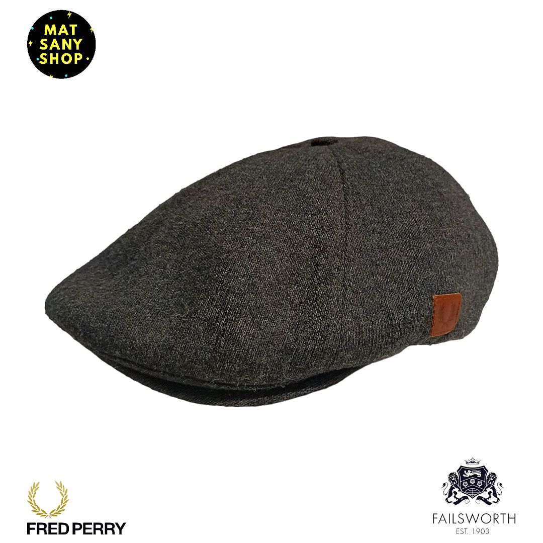 Fred perry outlet tweed flat cap