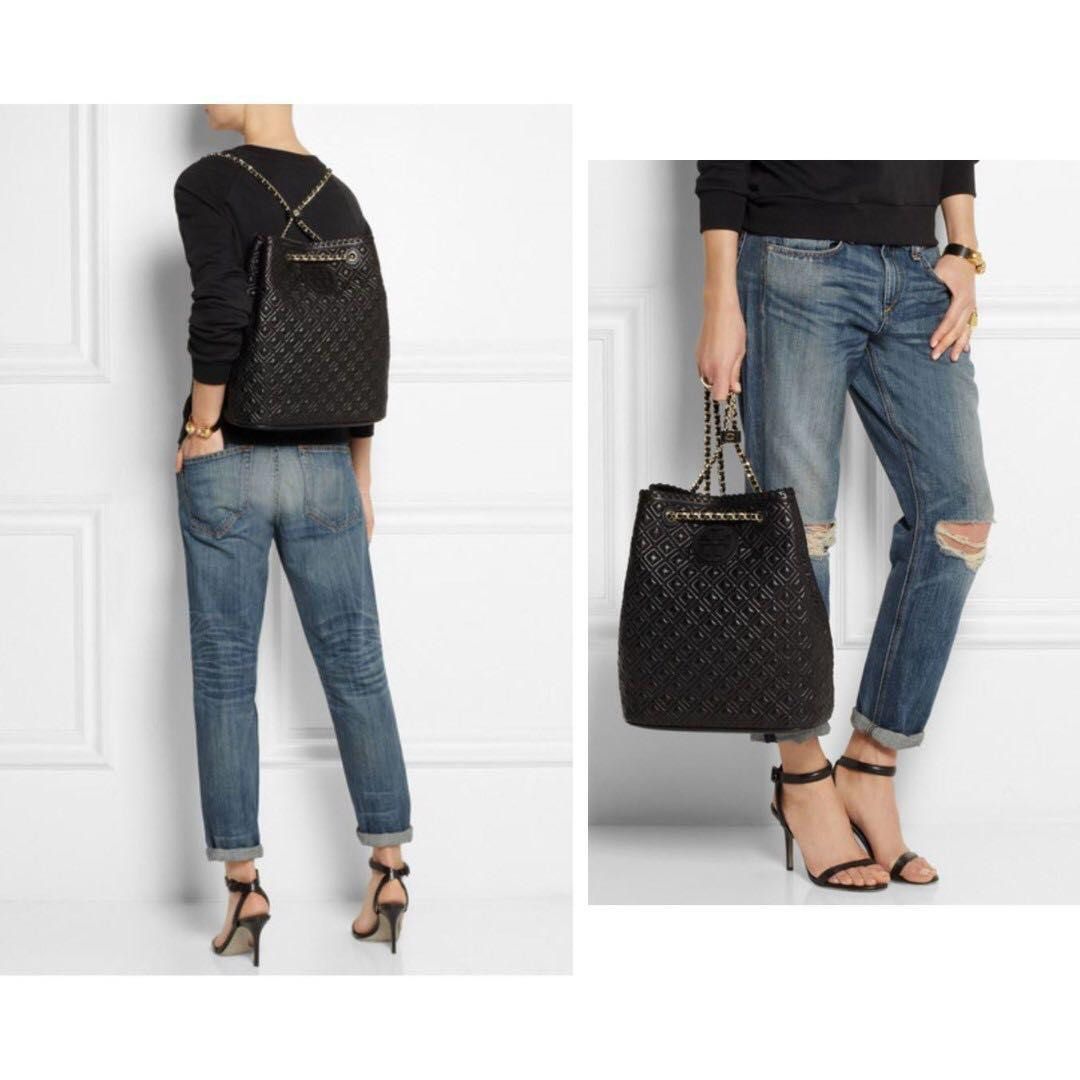 Tory Burch Backpack Quilted Marion