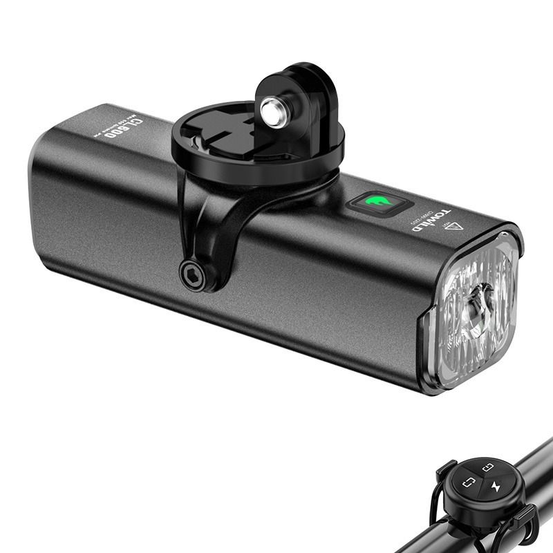 TOWILD CL600 Smart Bike Light Front Lamp USB Rechargeable 18650