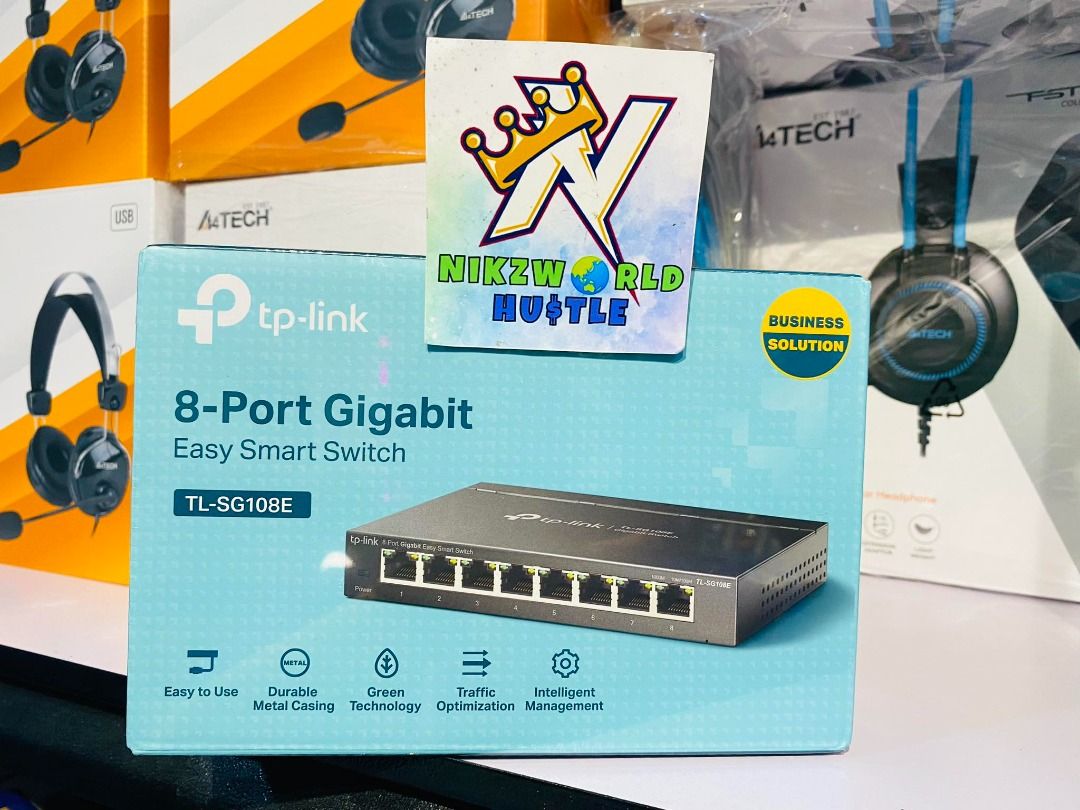 TP-LINK TL-SG108E - 8-Port Gigabit Easy Smart Switch