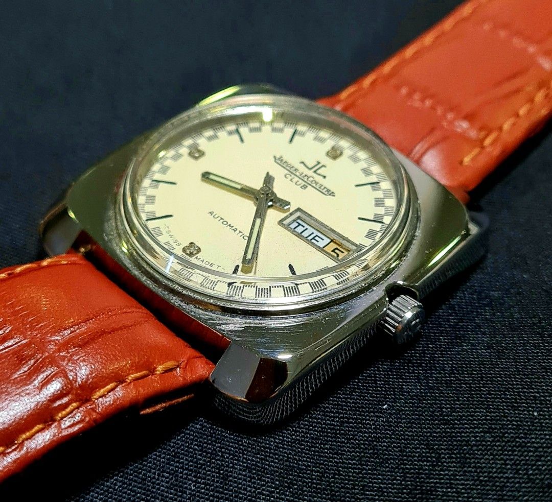 Unique Beautiful #Jaeger LeCoultre #Automatic Swiss Made Watch (Category: Luxury Watches) located in Caloocan City. Submitted by allig8 (Listing ID 1254776772, Image 2). Description: Nice Big Beautiful Jaeger LeCoultre Club Automatic 17 Jewels Swiss Made Diameter 41mm Very thick watch After market Spanish leather bracelet JLC is consistently among the Top 5 Luxury Watch Brands in the World https://swissdiverswatches.com/blog/top-15-luxury-watch-b