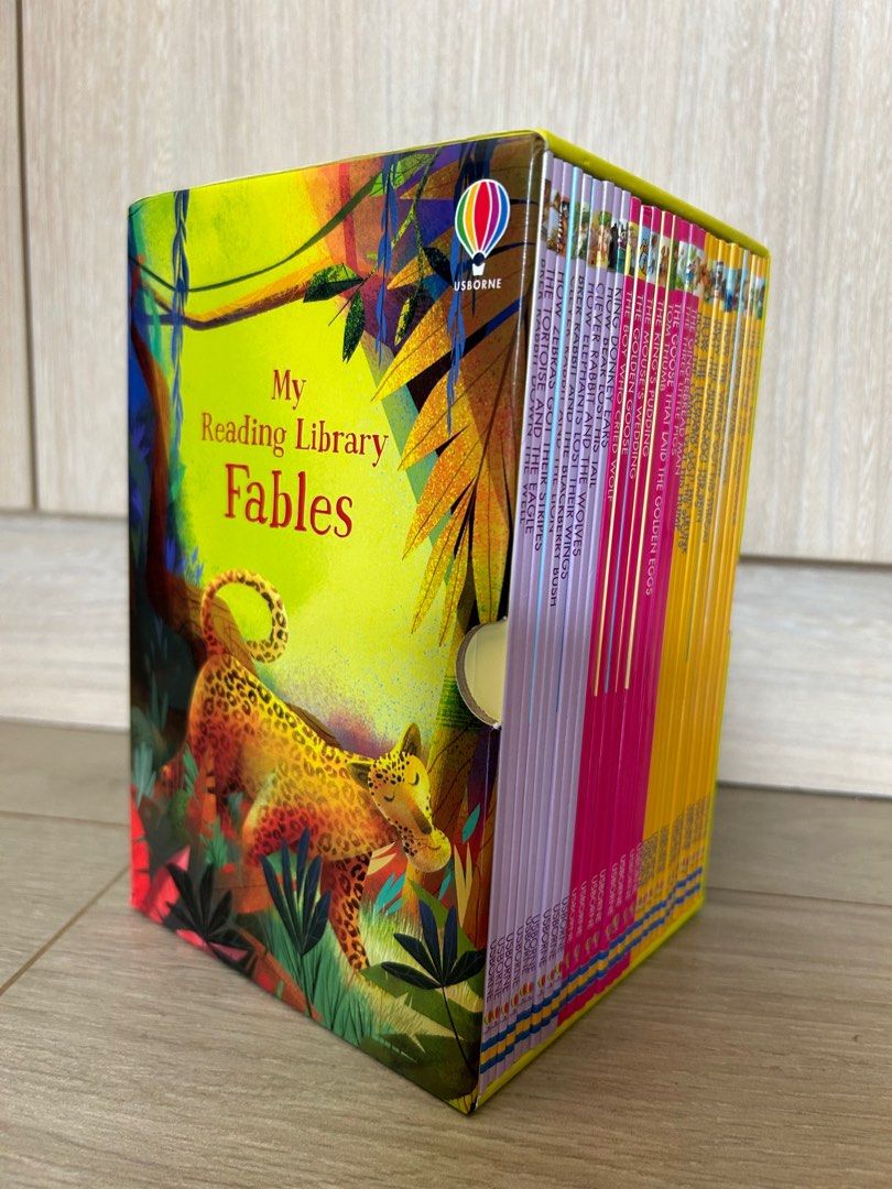 usborne reading library Fables(30冊）, 興趣及遊戲, 書本& 文具