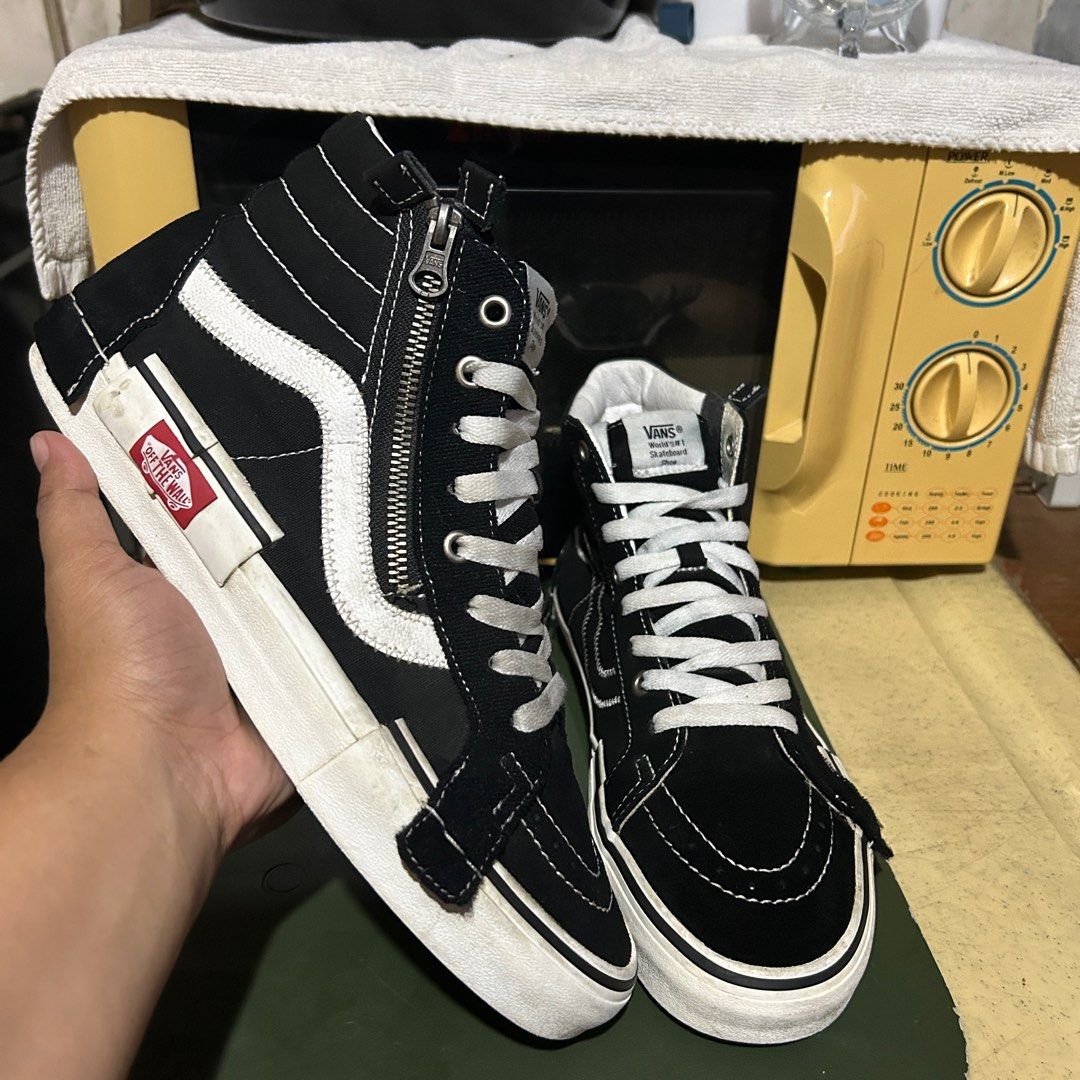 Vans sk8 hi reissue ca black store