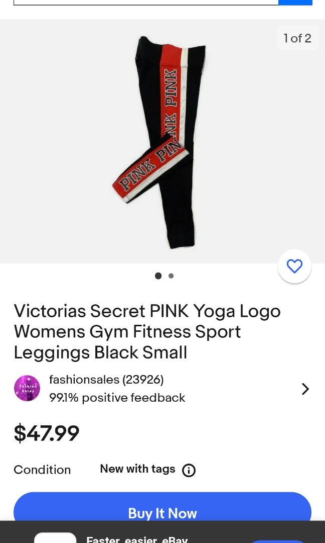 Victoria Secret Pink Logo Women's Gym Fitness Sport Leggings, Women's  Fashion, Clothes on Carousell