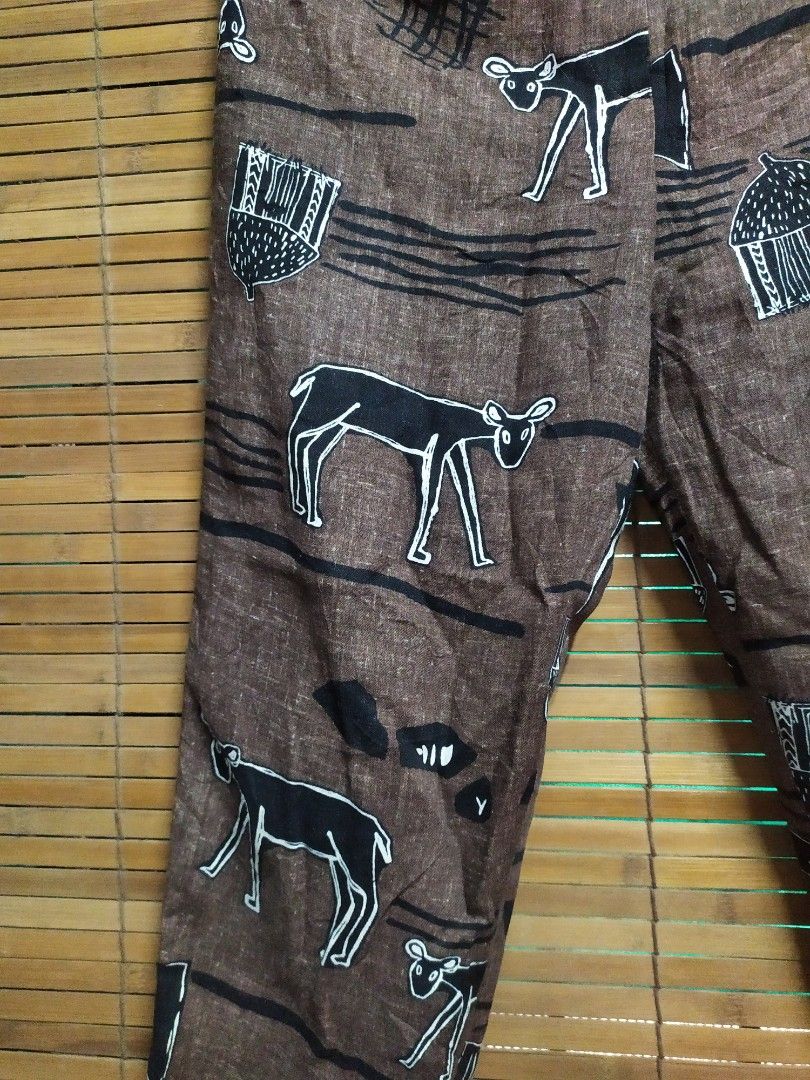 SHEIN Frenchy Elephant Print Wide Leg Pants