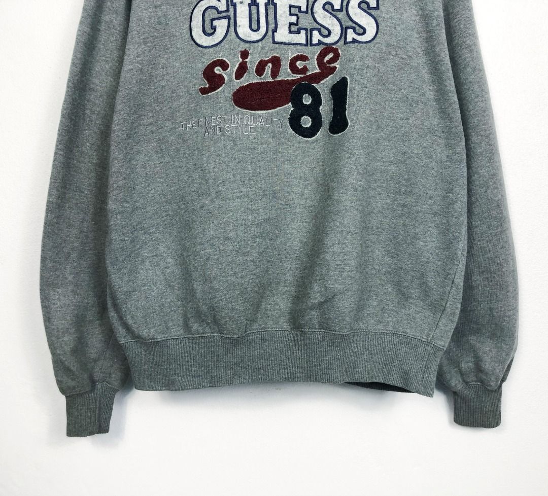 VINTAGE GUESS SWEATSHIRT Men s Fashion Tops Sets Hoodies on