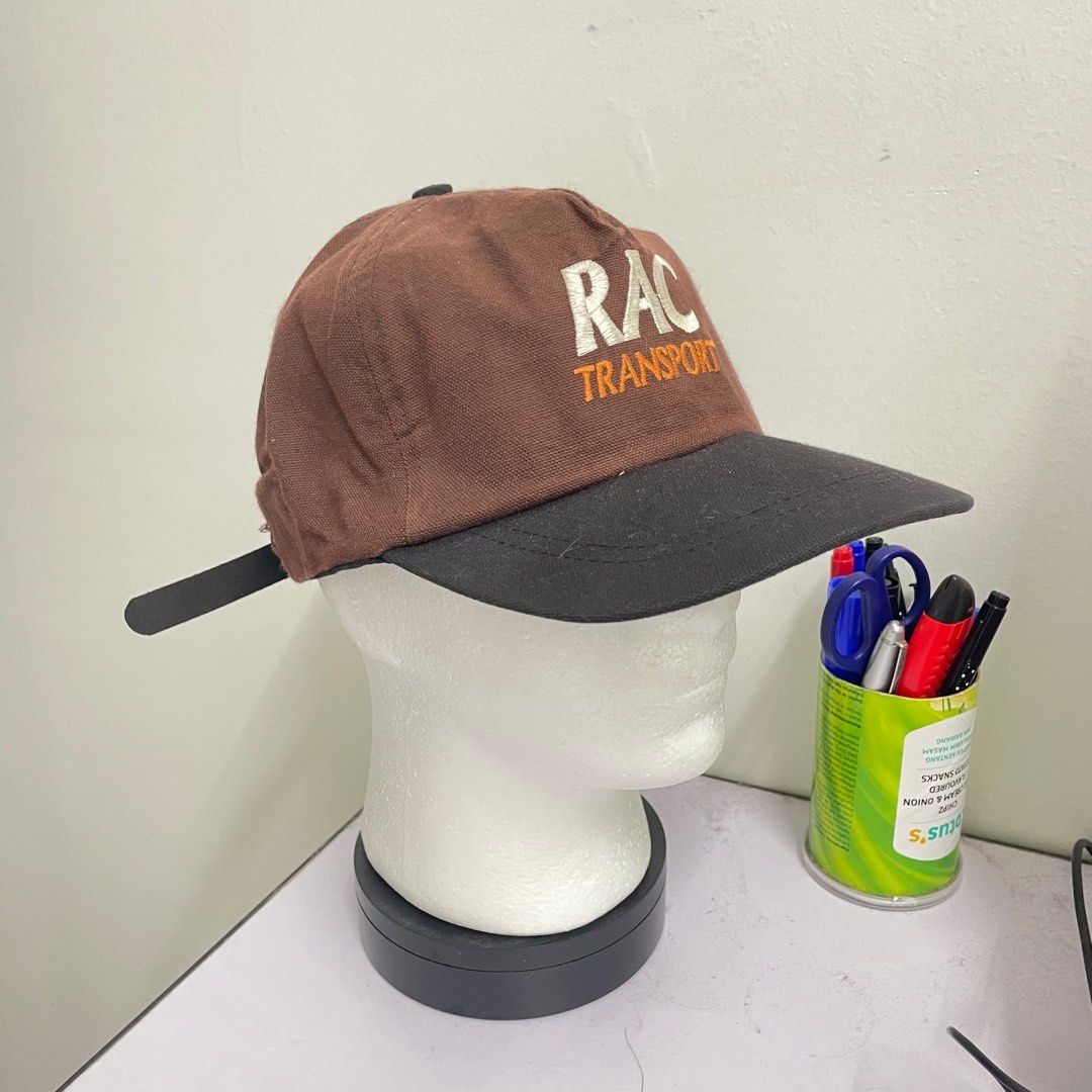 Mens leather strap hat on sale