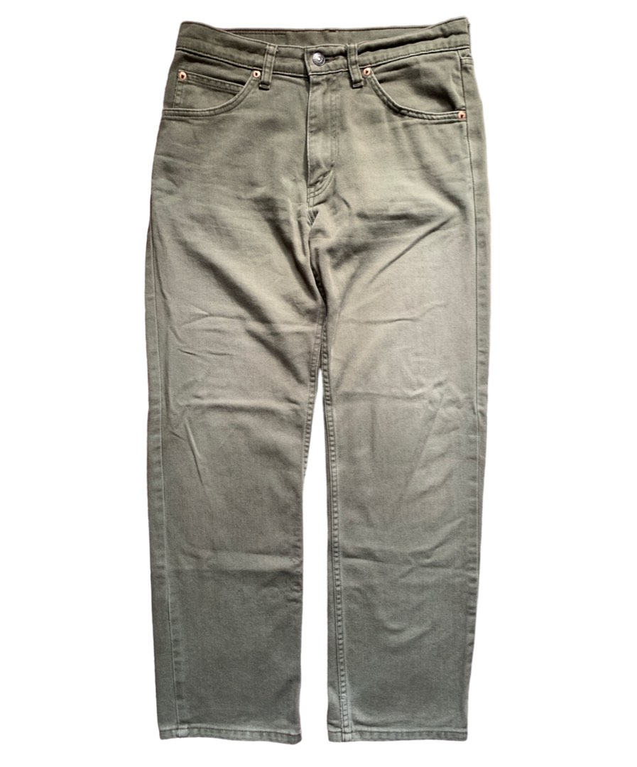 Vintage Levis 607 Jeans Orange Tab Levis Denim Army Green Pants