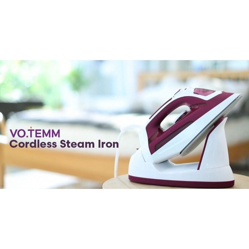 Vo.Temm Cordless Steam Iron, TV & Home Appliances, Irons & Steamers on