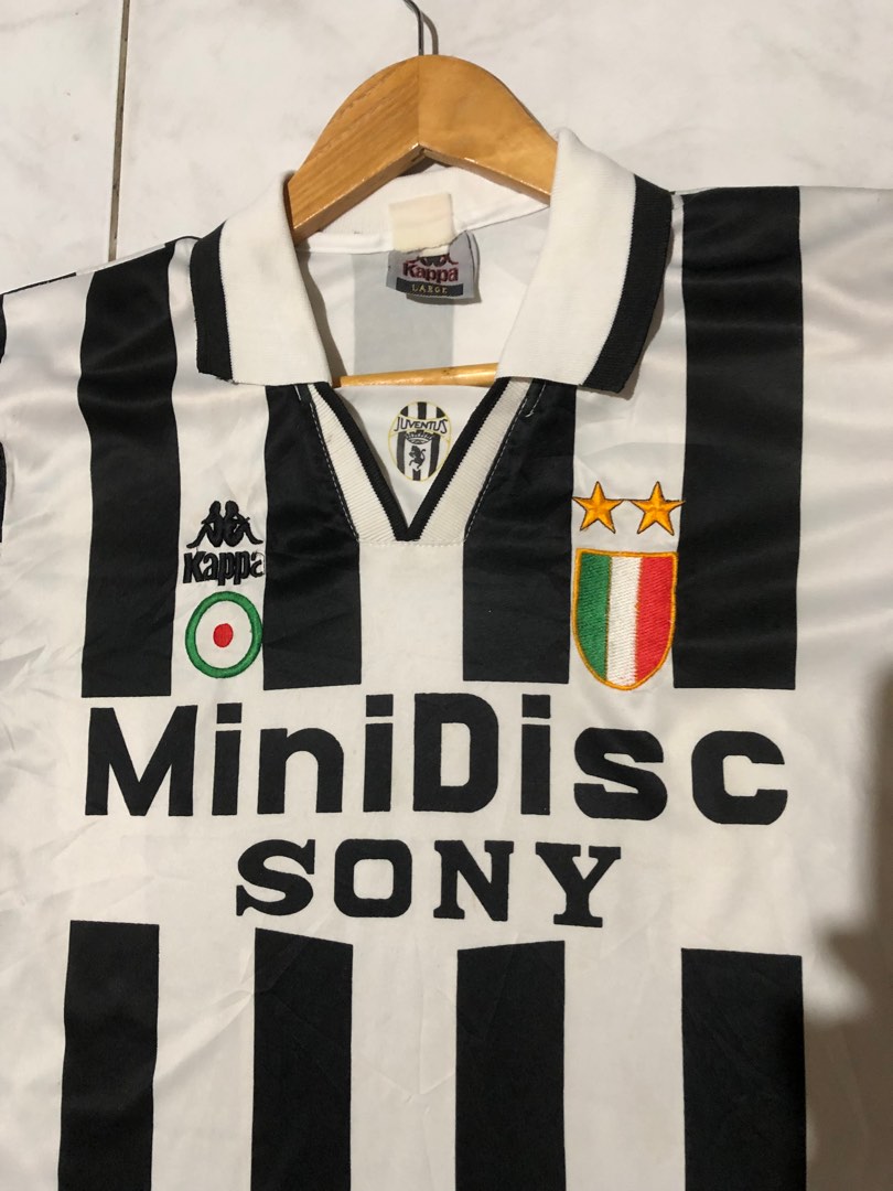 Vtg Juventus Home Minidisc Sony Kappa Brand, Men's Fashion, Activewear