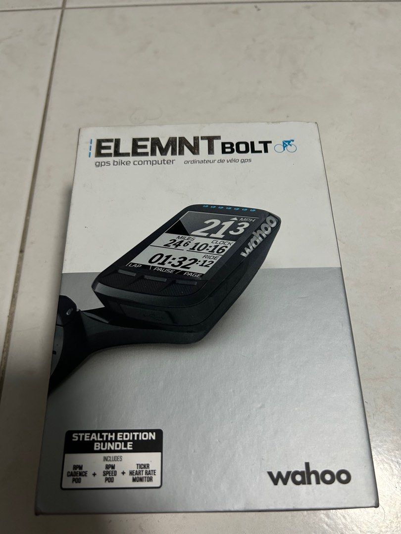 Wahoo Elemnt Bolt Bundle Sports Equipment Bicycles Parts Parts Accessories on Carousell