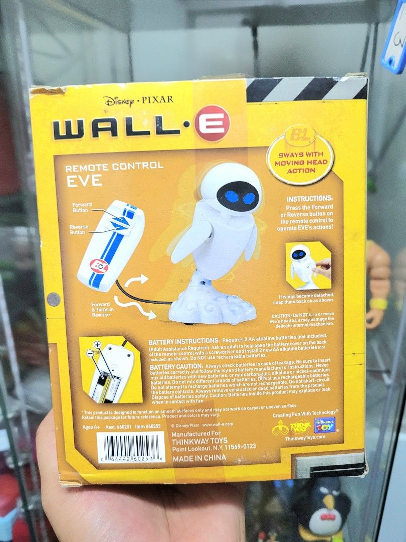 Wall E Remote Control Eve Function, Hobbies & Toys, Toys & Games on