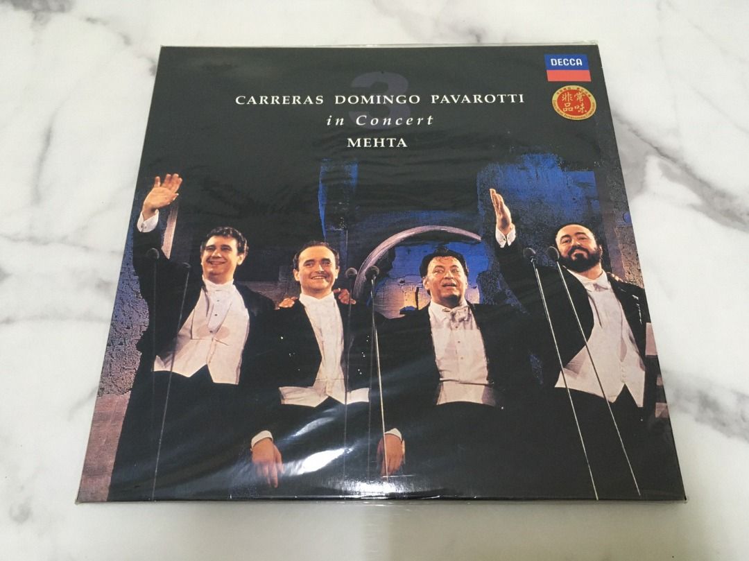 「WEI」 二手 未拆封 LP-黑膠 限宅配【Carreras Domingo Pavarotti 三大男高音】鋼琴 演奏