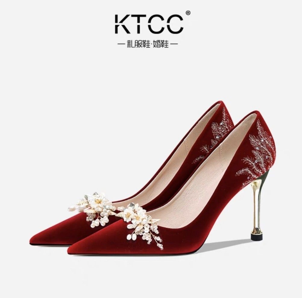 Red formal clearance heels