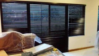 Wood Blinds Basswood and faux wood