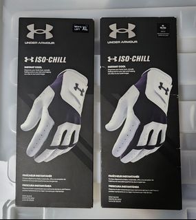 XL Under Armour Iso-Chill Performance Golf Gloves