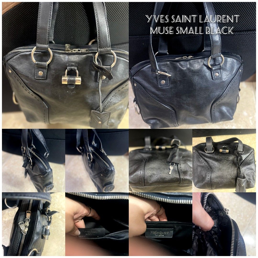 YSL MUSE SMALL (Category: Luxury Bags & Wallets) located in Antipolo. Submitted by msshop26 (Listing ID 1254693601, Image 1). Description: authentic pre-loved YSL MUSE signs of flaw but still in good condition 8/10 condition all posted bags are on hand pls.manage expectations as this is a pre-loved bag.