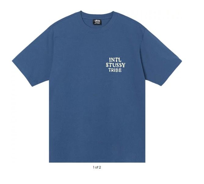 殿堂 Stussy L 黒 TEE SERPENT Tシャツ/カットソー(半袖/袖なし
