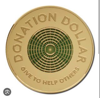 $1 Donation Dollar Coin - SHINY AND NEW