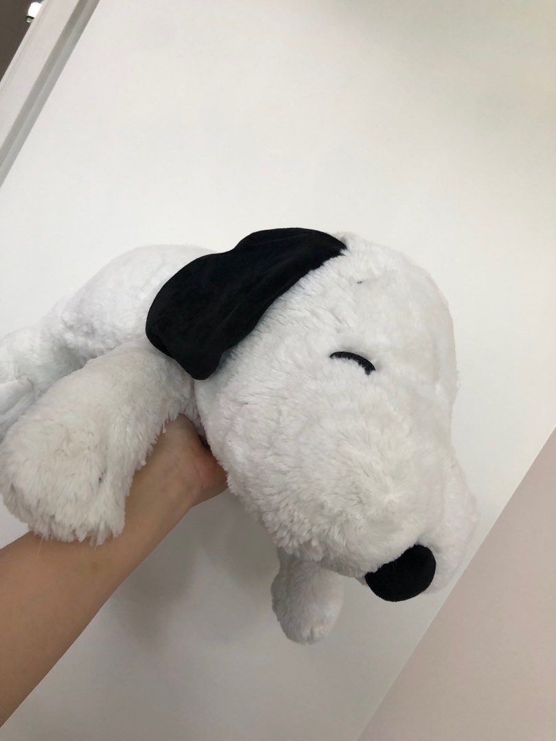 55cm!! Snoopy 史努比 查理布朗 charlie brown 花生漫畫 公仔 大公仔 黑白花色 米格魯 小獵犬 狗, 興趣及遊戲 ...