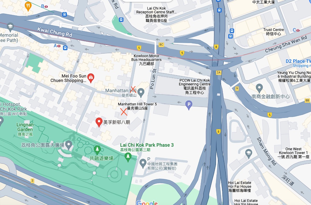  美孚新邨  四期，七期 & 八期 四小龍 荔枝角附近 有蓋車位 Mei Foo Estate, Lai Chi Kok63437654111362111
