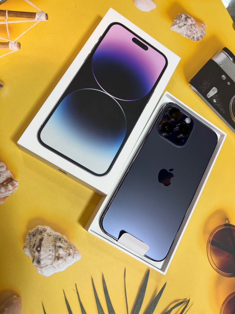拆封新品🍎 Apple iPhone 14 Pro Max 128GB紫色🍎 🔋100%蘋果原廠保固2024/7/16