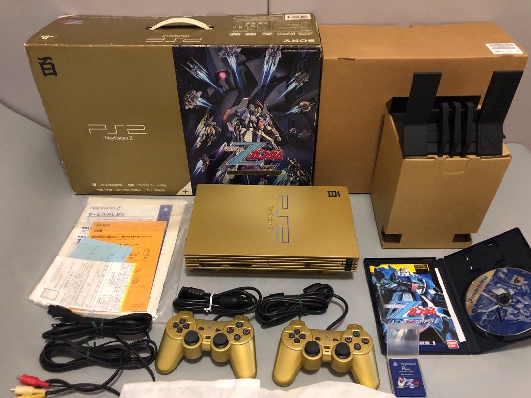 日版PlayStation 2 PS2 百式Z Gundam 限定版主機SCPH-55000GU , 電子