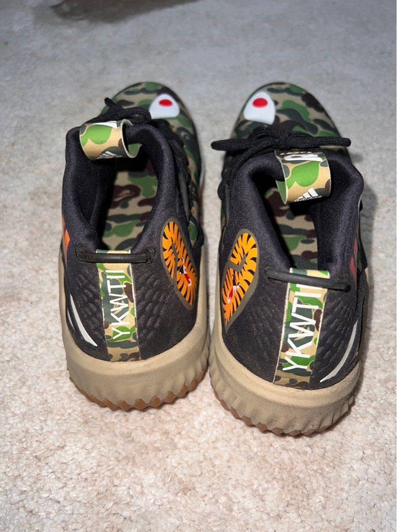 adidas Dame 4 A Bathing Ape Camo Men s Fashion Footwear