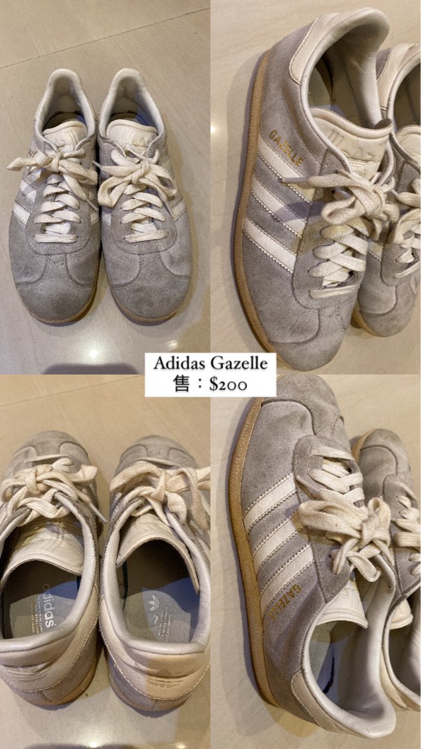 新品 ADIDAS GAZELLE 青 23cm-